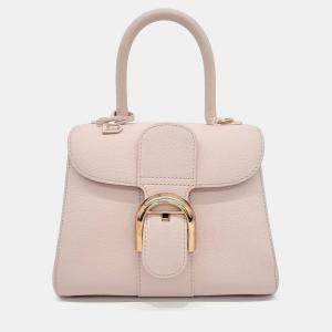 Pre Owned حقيبة ديلفو بوكس برياند صغيرة جلد وردية