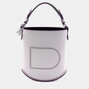 مملوكة مسبقًا Delvaux Pink Leather Delvaux Pin Mini Bucket Bag