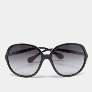 D&G Black Gradient 8089 Oversized Sunglasses