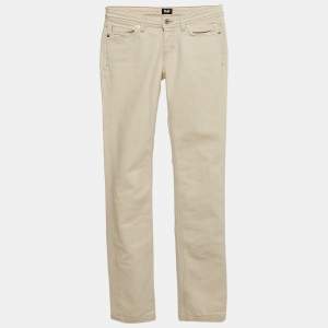 D&G Cream Denim Tight Fit Jeans S Waist 30"