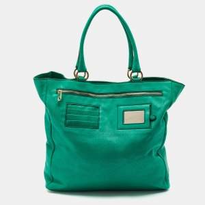 D&G Green Leather Ania Tote