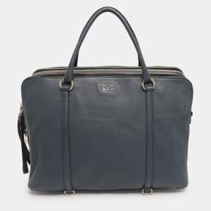 Pre Owned D&G Tricolor Leather Lily Twist Satchel