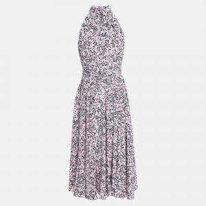 Pre Owned Diane Von Furstenberg Silk Midi Dress 6