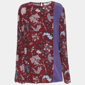 Diane Von Furstenberg Multicolor Silk Blouse XL