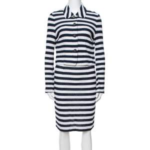 Diane von Furstenberg Navy Blue Walda/Lacie Skirt & Jacket Set S