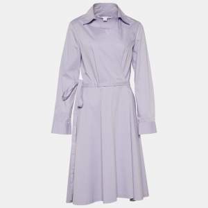 Diane von Furstenberg Lilac Cotton Robin Wrap Dress M