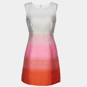 Diane Von Furstenberg Multicolor Cotton Sleeveless Carpreena Dress S