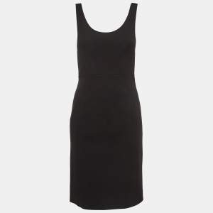 Diane Von Furstenberg Black Jersey Mini Dress S