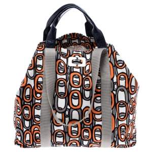 مملوكة مسبقًا Diane Von Furstenberg Multicolor Patent Leather and Canvas Kaya Tote