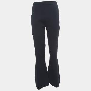 Dion Lee Black Knit Wide Leg Pants L