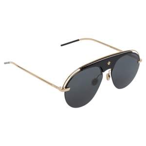 مملوكة مسبقًا Dior Gold Tone/Grey Dio(r)evolution Aviator Sunglasses