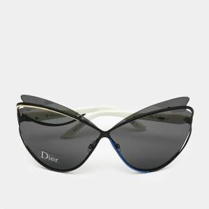 Dior Black/White Audacieuse1 Butterfly Sunglasses