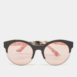 Dior Green/Pink Mirrored DiorSideral1 Round Sunglasses