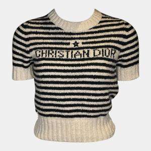 Christian Dior Mariniere Short-Sleeved Sweater