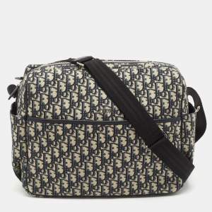 Dior Navy Blue Oblique Canvas Changing Bag