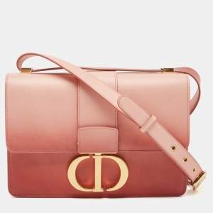 Dior Pink Ombre Leather 30 Montaigne Shoulder Bag