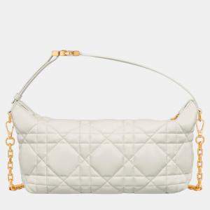 Christian Dior White calfskin Small Nomad Bag