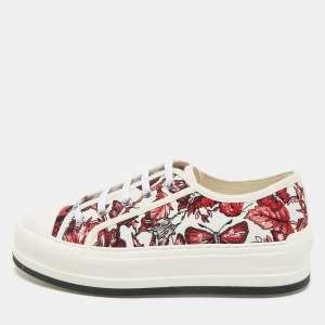 Dior Multicolor  Oblique Canvas Walk'n'Dior Low Top Sneakers Size 39