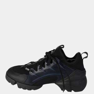 Pre Owned Dior Black Technical Fabric D-Connect Sneaker Size EU 37