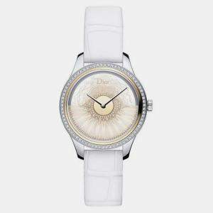 Dior White 18k Rose Gold Grand Bal Plume Cd153B2Ka001 Automatic Women's Wristwatch 36 mm