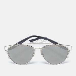 Dior Silver Tone/Black Mirrored 84J0T Dior Technologic Sunglasses