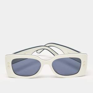 Dior White/Navy Blue DiorPacific S1U Square Sunglasses