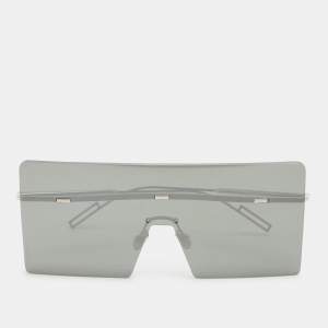 Dior Silver/Black Mirrored 0100T Hardior Square Shield Sunglasses