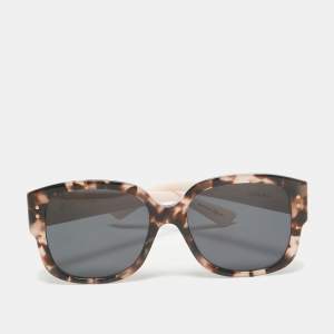 Dior Pink Tortoise/Grey LadyDiorStuds Square Sunglasses