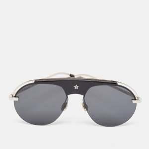 Dior Black/Silver DiorEvolution Aviator Sunglasses