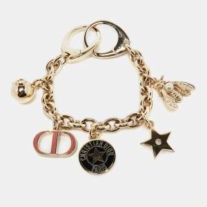 Dior Gold Tone 30 Montaigne Bag Charm