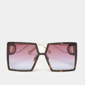 Dior Black Gradient 30 Montaigne SU Oversized Sunglasses