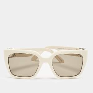 Dior Light Cream/Brown 30Montaigne SBU Square Sunglasses