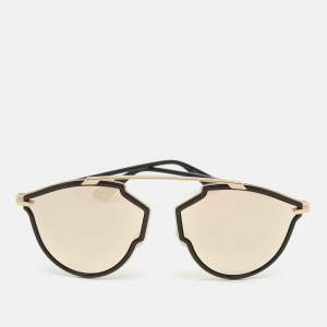 Dior Black/Gold 2M2SQ SoRealRise Aviator Sunglasses