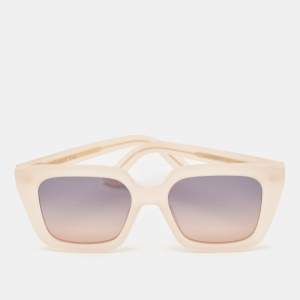 Dior Light Peach Gradient DiorMidnight Rectangle Sunglasses