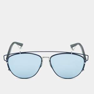 Dior Blue/Black Mirrored PQUA4 DiorTechnologic Aviator Sunglasses