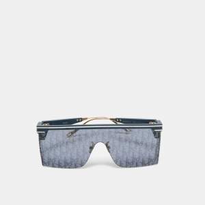 مملوكة مسبقًا Christian Dior Navy Blue Oblique DiorClub M1U Mask Sunglasses 