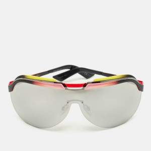 Pre Owned Dior Multicolor Mirrored 6ORSS Solar Shield Sunglasses