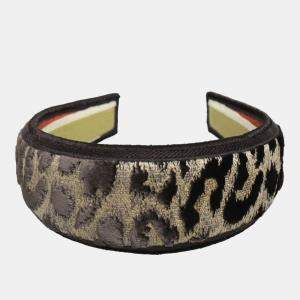 Pre Owned Dior Leopard Headband