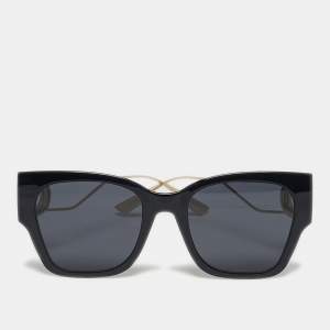 Pre Owned Dior Black 8072K 30Montaigne Square Sunglasses