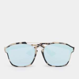 Pre Owned Dior Beige/Grey Mirrored A4EA4 Abstract Aviators Sunglasses