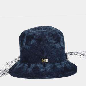 Pre Owned Dior Tie-Dye Veil Bucket Hat