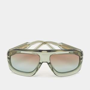 Pre Owned نظارة شمسية ديور ديورسيغنيتشر M1U 55F2 أخضر متدرج