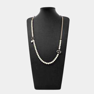 Pre Owned Dior Pearl-embellished Necklace