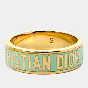 مملوكة مسبقًا Dior Gold Tone Metal Ring