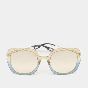 Pre Owned Dior Pink/Yellow Gradient 3LGVC Altitude1 Oversized Sunglasses