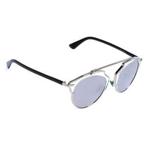 مملوكة مسبقًا Dior Silver Mirror Dior So Real Round Sunglasses