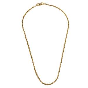 Christian Dior Vintage Rope Chain Necklace