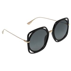 Dior Black / Grey 2M21l DiorDirection Round Sunglasses
