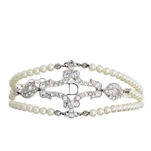 Dior Vintage Beaded Multi Strand Bracelet