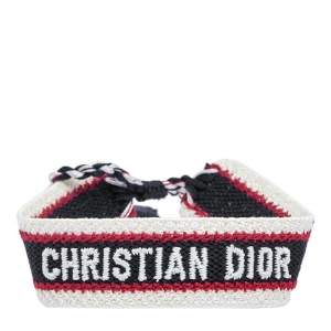 Pre Owned سوار ديور ديورالبس فريندشيب قطن ثلاثي اللون مزين جاديور 